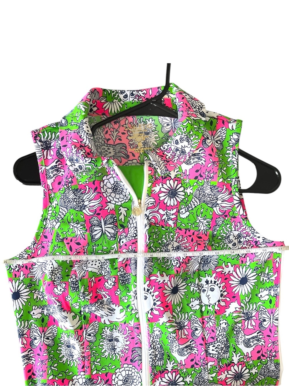 NWT Lilly Pulitzer UPF 50+ Luxletic Kathy Bow Golf Dress size 6 in Pink/Green - Picture 11 of 12